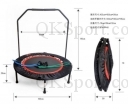 【MAX】圓型扶手成人彈床40吋(扶手高115cm) 承重：120KG