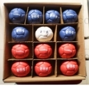 【MAX】硬地滾球 (6紅 6藍 1白 ) 標準國際比賽球