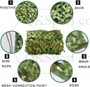 Camouflage Netting  2m x 10m (length x height)